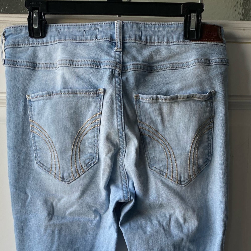 Hollister high rise crop super skinny jeans